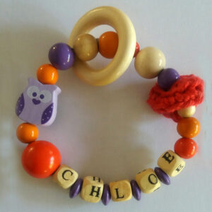 Teething Ring Girl (completely beaded)