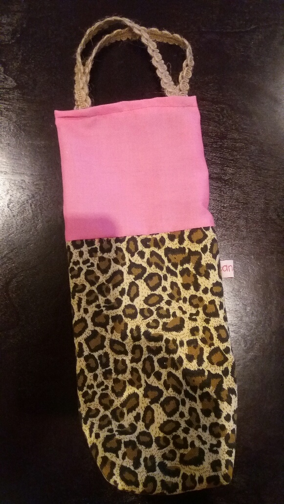 Bottle bag Leo pink